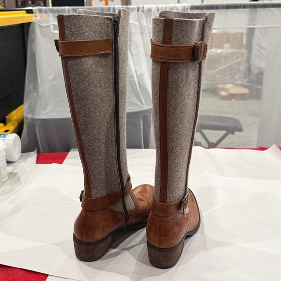 Born Brown and Gray knee high boots - Picture 4 of 5